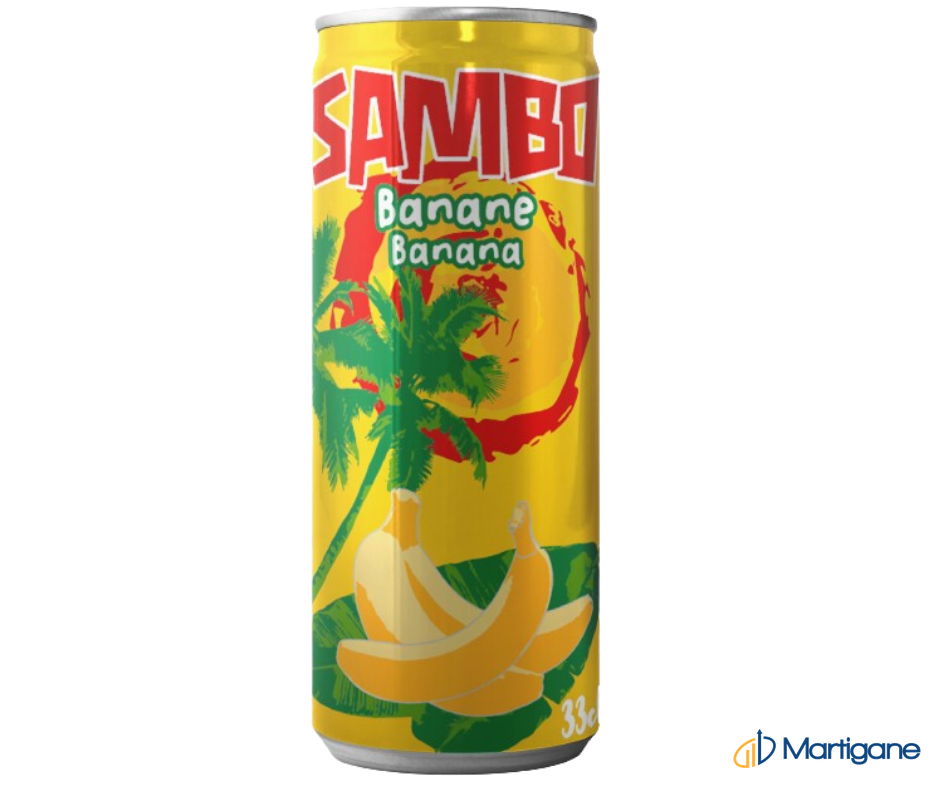 Sambo Banane en gros : boisson non gazeuse à la banane B2B